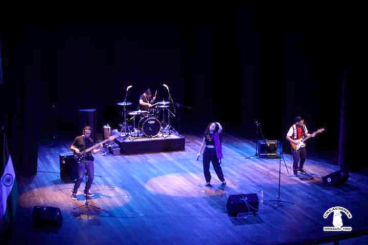 Purple Fusion performing at the National Theatre of Santa Ana, El Salvador during their 5-city tour in collaboration with ICCR to mark India’s ‘Azadi Ka Amrit Mahotsav.’ 